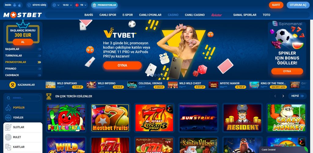 Стимулирование первоначального взноса на сайте Mostbet 30%